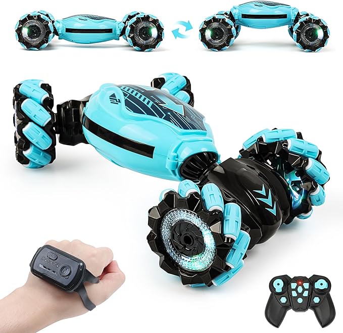 Remote Control Car Boys Gifts: Gesture Sensing RC Stunt Cars Kids Toys for Age 6 7 8 9 10 11 12 Year Old - Best Birthday Gifts