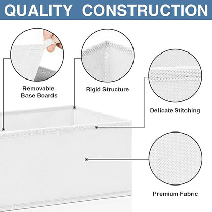 Criusia Drawer Organizer Clothes, 24 Pack Dresser Organizer Bins