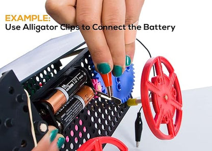 60PCS Premium Alligator Clips Electrical, Crocodile Test Leads with Test Probes, 5 Colors Double-Ended Jumper Wires with Alligator Clips for Multimeter, DIY Engineering Experiment Circuit Connection