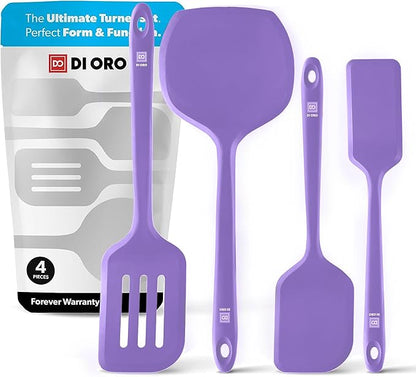 New DI ORO Silicone Turner Spatula Set