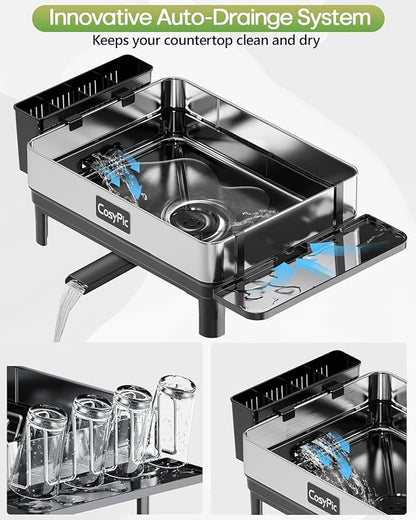 Dish Racks, Thicker Premium 304 Stainless Steel Dish Drying Rack