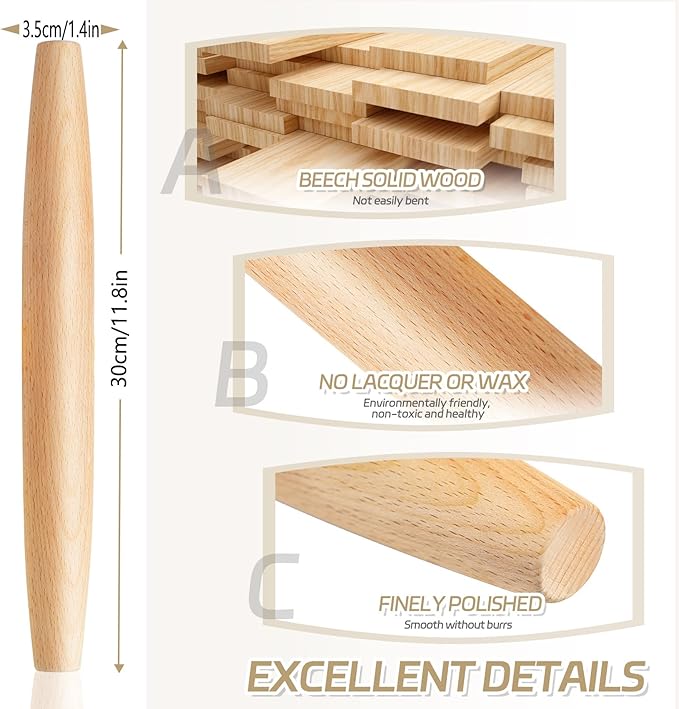 French Rolling Pin for Baking