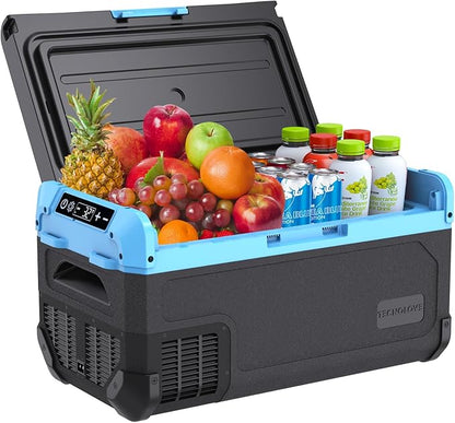 30L Car Refrigerator Freezer, 32QT Single Zone Portable Fridge
