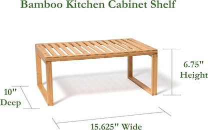 Lipper International Bamboo Kitchen Cabinet Shelf