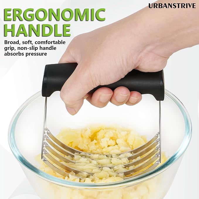 Urbanstrive Large Pastry Cutter Tool, Top Professional Pastry Blender Stainless