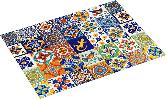 Mexican Tilt Dish Drying Mat For Kitchen Counter Absorbent Large Kitchen Fast