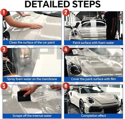 for Toyota Corolla GR 2023-2024 TPU Clear 9Mil Pre-Cut Paint Protection Film Car Vinyl Wrap,PPF Transparent Protective Anti-Scratch Self Adhesive Waterproof Car Wrap Film,for Rear Trunk