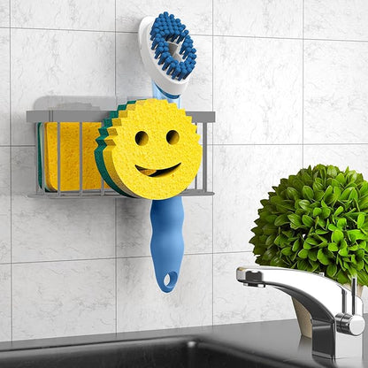 MURLONG Sponge Holder Smiley Face, Sink Caddy