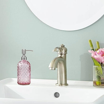 16 oz Soap Dispenser with 304 Rustproof Stainless Steel Pump, Bathroom