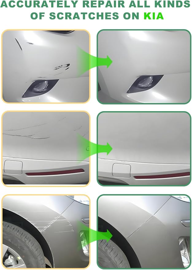 KDG/KDT Gravity Gray Touch Up Paint for Kia, Color Accurate Car Paint Scratch Repair Pen, Quick & Easy Fix Automotive Chips and Nicks