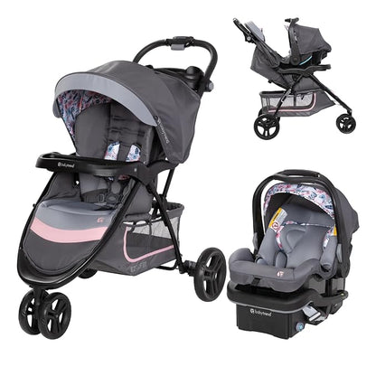 Baby Trend EZ Ride SE Travel System with Secure-Lift Infant Car Seat, Bluebell