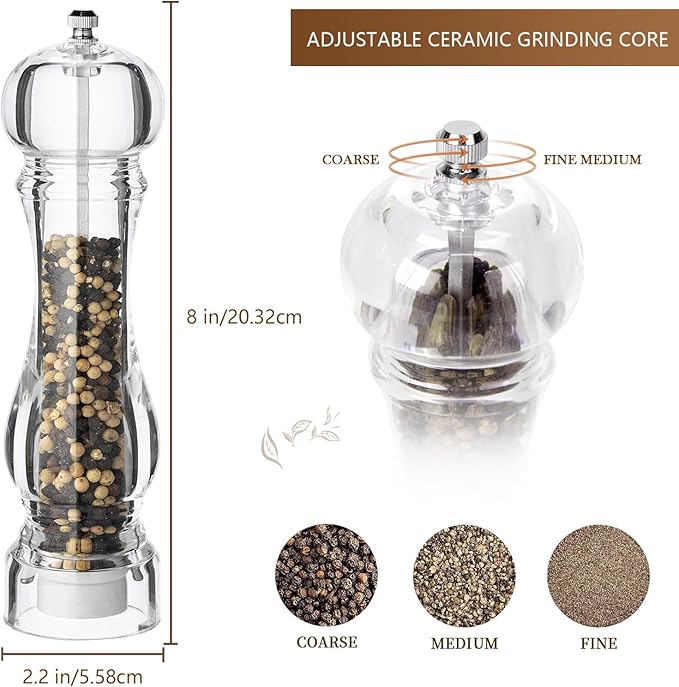 LHS Pepper Mill Grinder Set