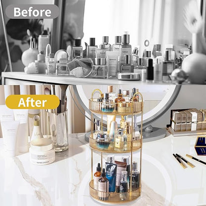 Asayuee 360 Rotating Makeup Organizer