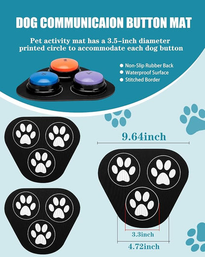 Dog Buttons for Communication, 30s Voice Recording Speaking Button Pet Speech