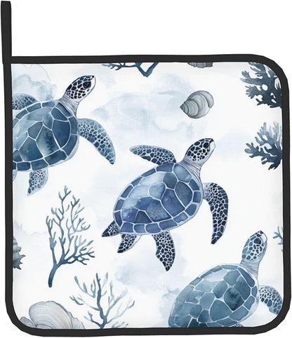 Nautical Oven Mitts for Women