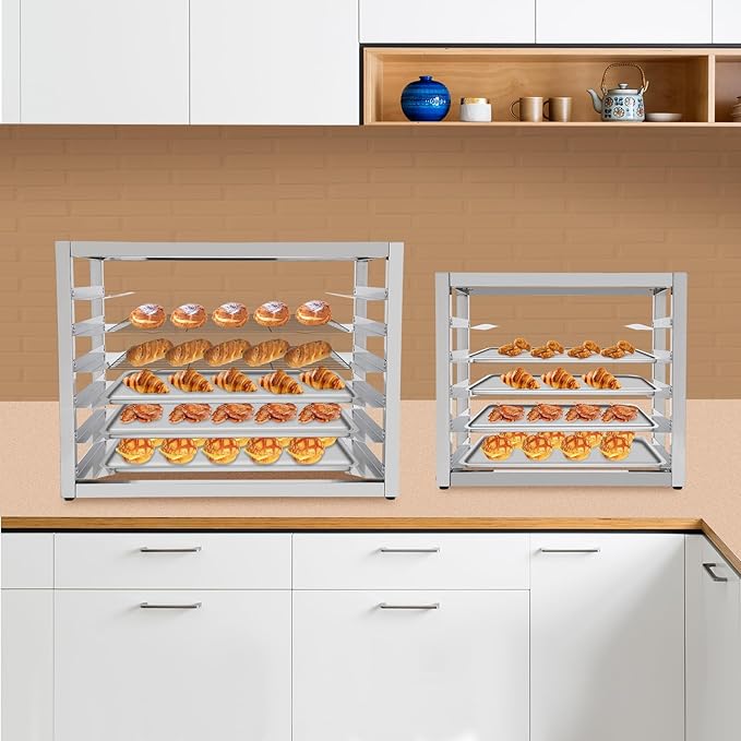 6 Tier Bun Pan Rack, Aluminum Bakery Rack