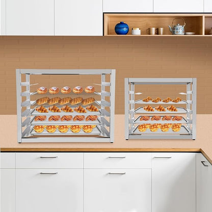 6 Tier Bun Pan Rack, Aluminum Bakery Rack