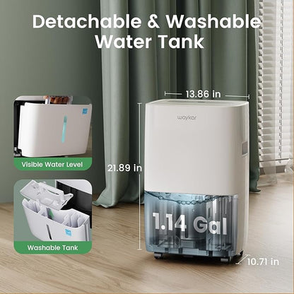 Waykar 80 Pints 2025 Energy Star Dehumidifier
