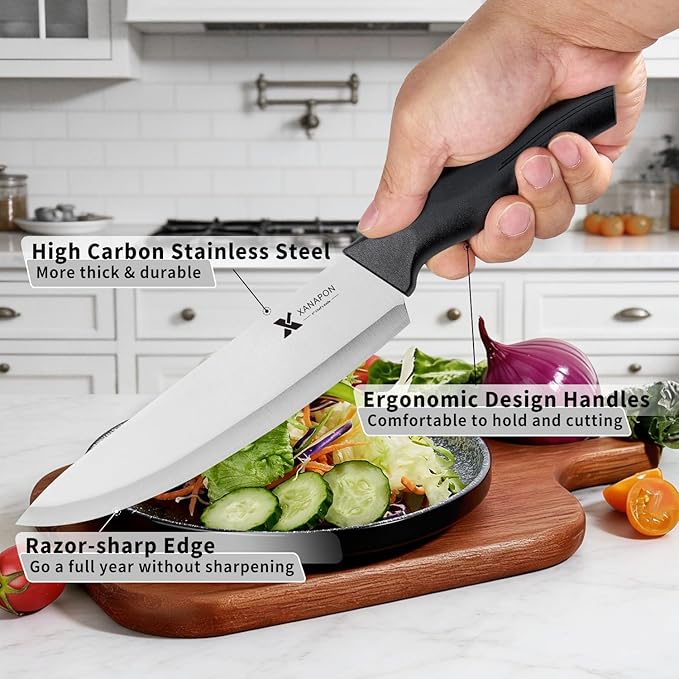 14 Pieces Kitchen Knife Set