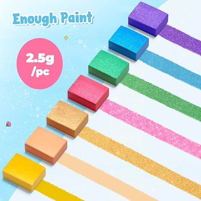 JoyCat Paint with Water Coloring Books for Toddlers, Watercolor Painting Sets for Kids Ages 3-5 4-8, Arts and Crafts Drawing Activities Toy Birthday Gift for Boys Girls (Funfair)