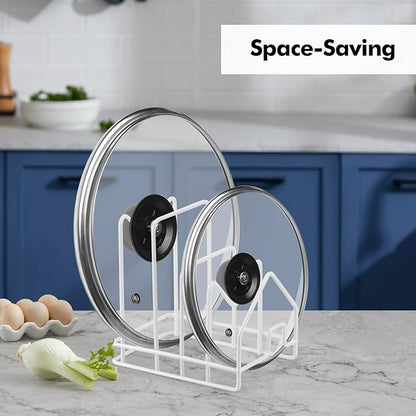 Poeland Kitchen Pot Lid Organizer, Pan Rack