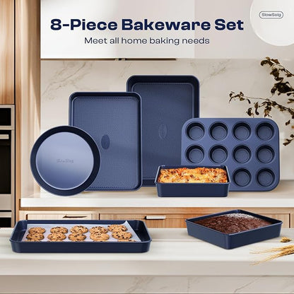 Baking Pans Set 8-Piece Bakeware Sets, Baking Sets