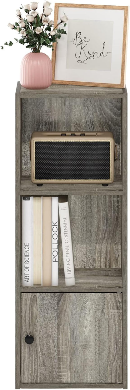 Furinno LUDER Book Shelf, 3-Tier Modern Bookshelf, Bookcase