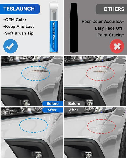 NH-603P White Diamond Pearl Touch Up Paint Compatible with Honda Exact Match Touch Up Paint Car Scratch Repair