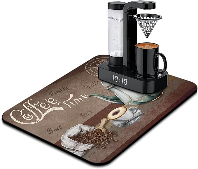 Coffee Mat 24inx18in, Coffee Bar Mat