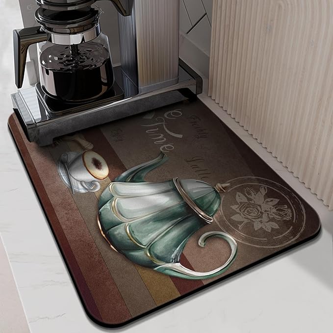 Coffee Mat 24inx18in, Coffee Bar Mat