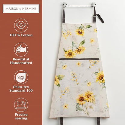 Maison d' Hermine 100% Cotton Apron