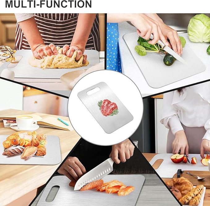 Titanium Cutting Board -100% Pure Titanium Cutting Boards
