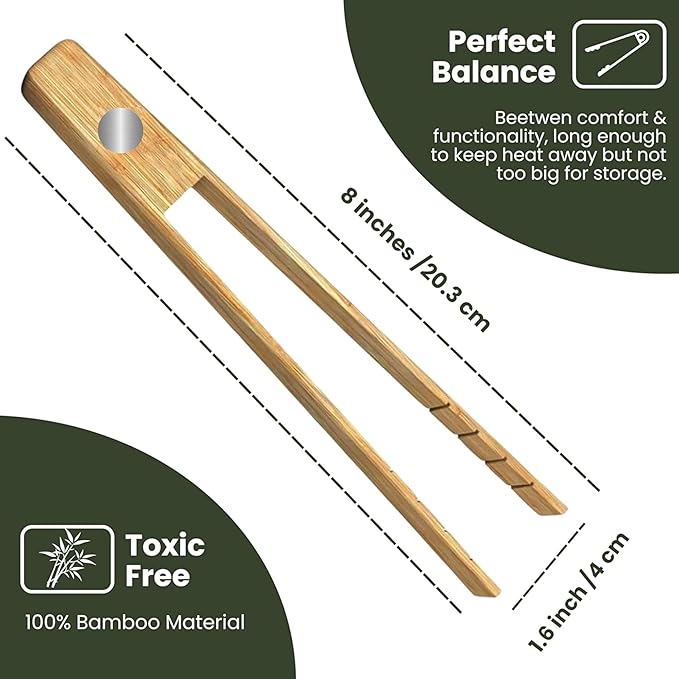 Toaster Tongs With Magnet | Kitchen Utensils