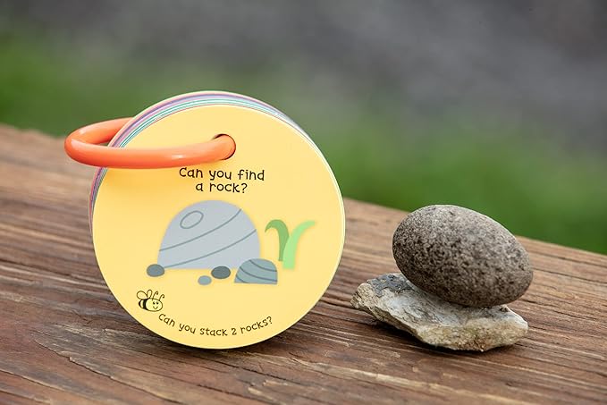 MOLLYBEE KIDS Toddler Outdoor Scavenger Hunt Cards at The Park, Toddler Games, Gifts for Ages 2, 3
