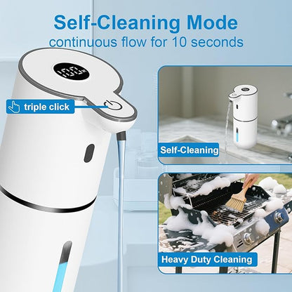 OHIFAST 2 Pack Automatic Liquid Soap Dispenser Touchless, USB Rechargeable