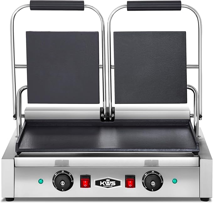 KWS FM-23 3400W Electric Panini Press Maker