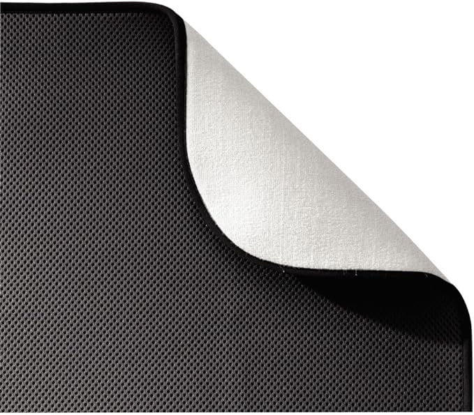 iDesign iDry Fabric Mini Kitchen Countertop Absorbent Dish Drying Mat