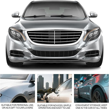 Scratch Remover for Vehicles - Car Paint Scratch Remover with Sponge & Wipe, Car Scratch Repair Kit for All Color, Auto Detailing Polish for Light to Deep Scratches (2PCS)