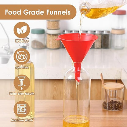 4 PCS Plastic Kitchen Funnel Set