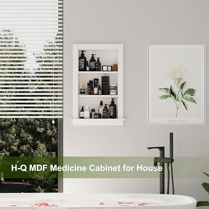 Recessed Medicine Cabinet for Bathroom Cabinet