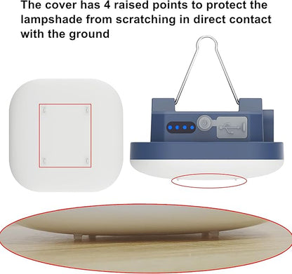 LED Camping Lantern Rechargeable TeiNewBy 1500LM 10000mAh up to 12-120 Hours Running, 4 Light Modes, IP54 Waterproof,Magnetic Base for Hurricane Emergency, Outdoor, Hiking, Home and Car(2pcs)