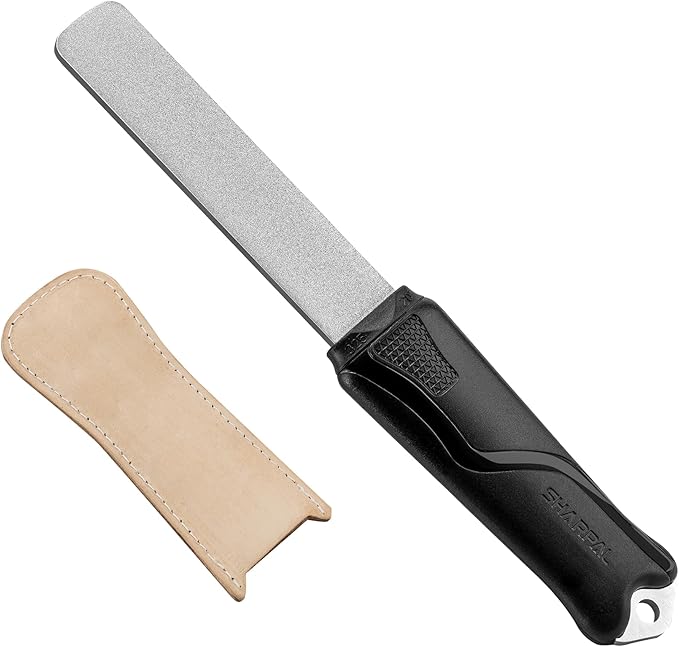 SHARPAL 127N Dual-Grit Diamond Sharpening Stone File Garden Tool Knife Sharpener