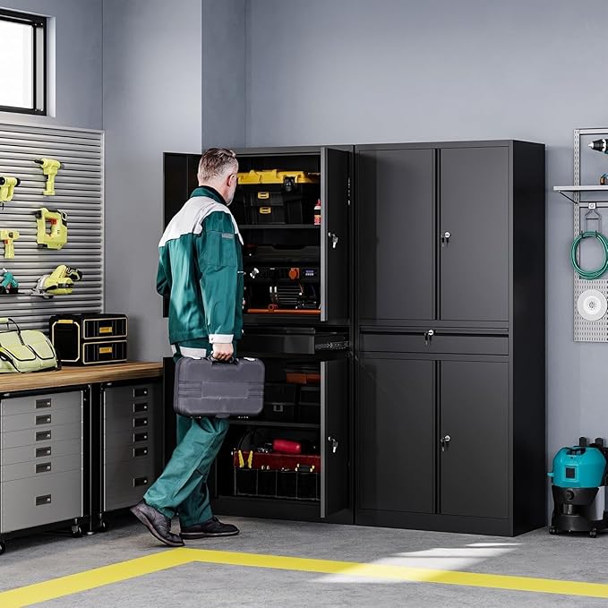 Letaya Metal Garage Storage Cabinet