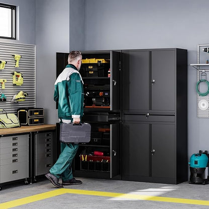 Letaya Metal Garage Storage Cabinet