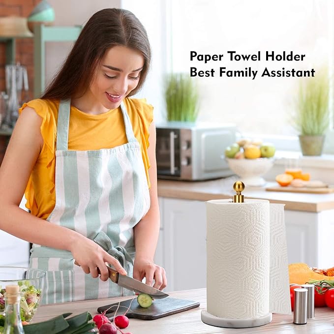 Gold Paper Towel Holder Countertop,