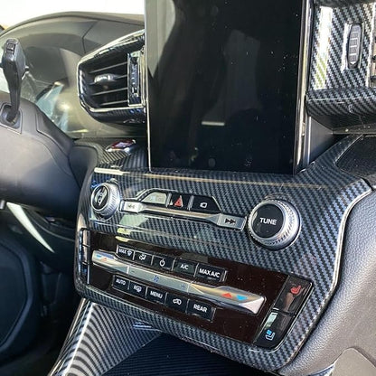 ruihe Carbon Fiber Color Center Dash Radio Audio Control Panel Automatic