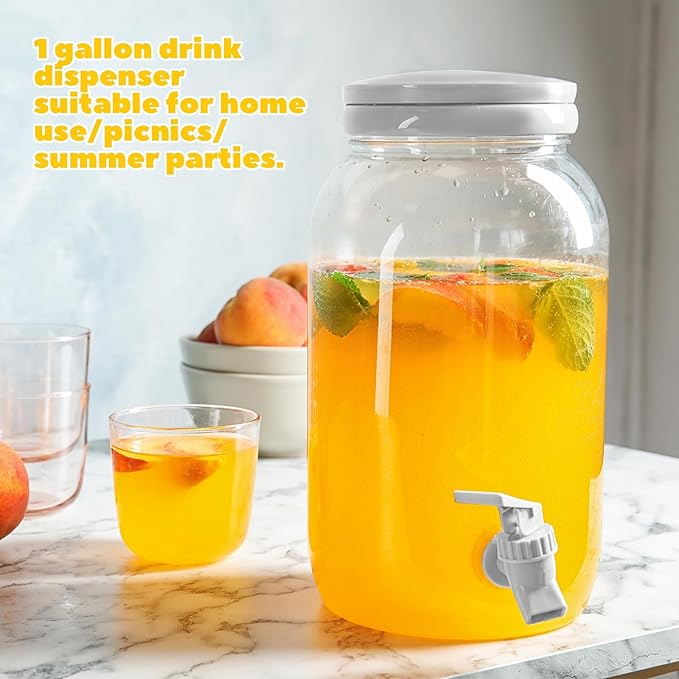 Tanlade 2 Pcs Plastic Drink Dispenser