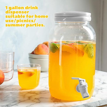 Tanlade 2 Pcs Plastic Drink Dispenser