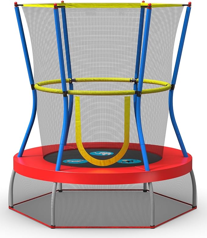 Skywalker Trampolines Mini Trampoline with Enclosure Net
