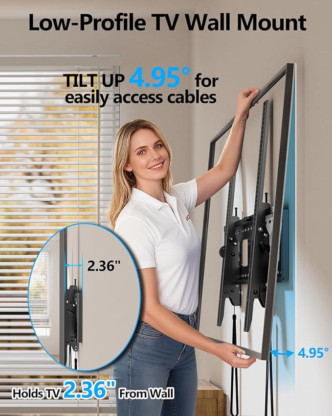 FORGING MOUNT Heavy Duty Tilting TV Wall Mount
